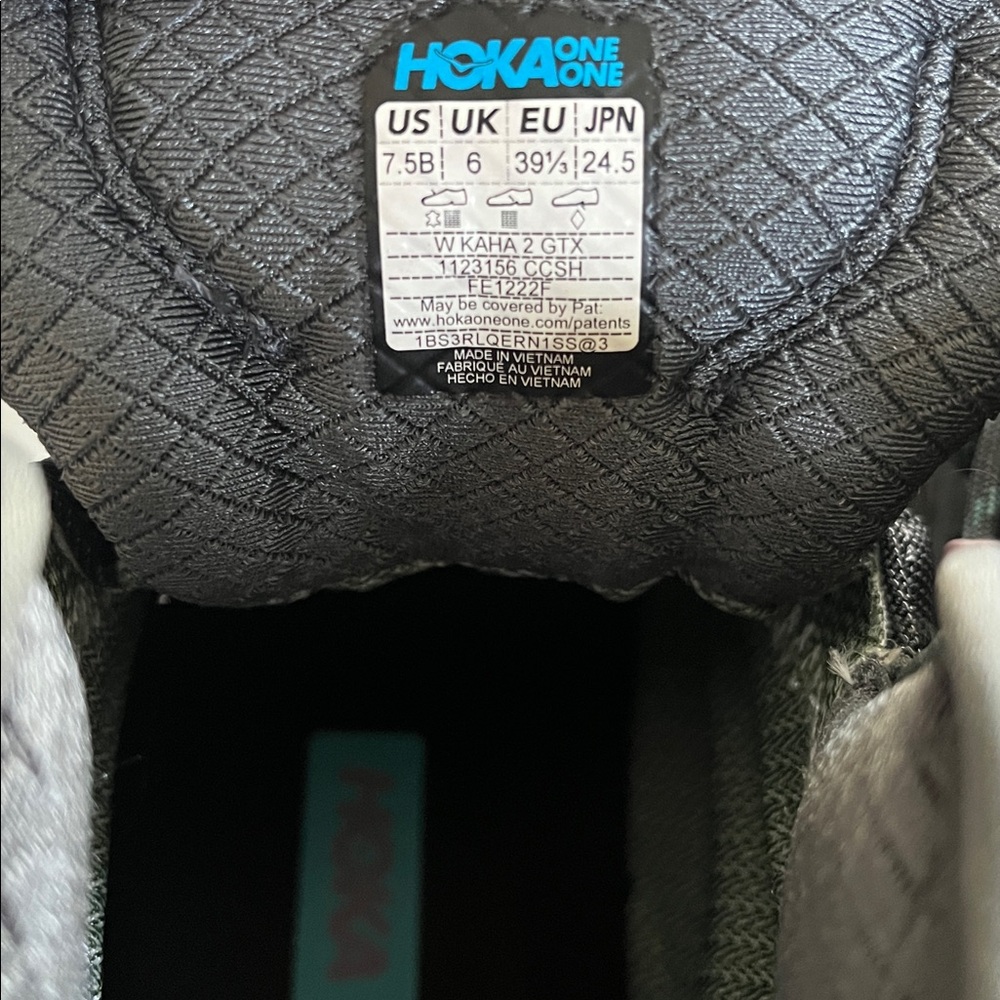 HOKA WOMEN'S KAHA 2 GTX in Castlerock/Coastal Shade Size US7.5/EU 39 1/3 - Picture 7 of 8